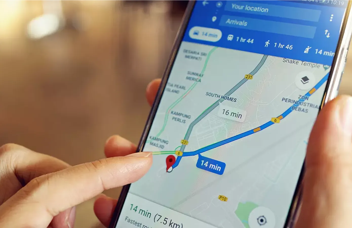 Googleマップは基本使えない